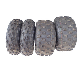 Atv Aeon Cobra 320 420 422 Tires rims set Duro 21x7-10 20x10-9