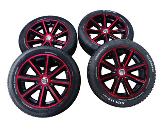 Microcar Aixam Gto City Alloy rims with tires set 15 inches