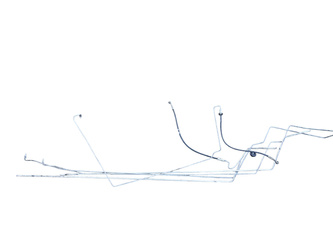 Microcar Aixam City Gto  Przewody hamulcowe komplet