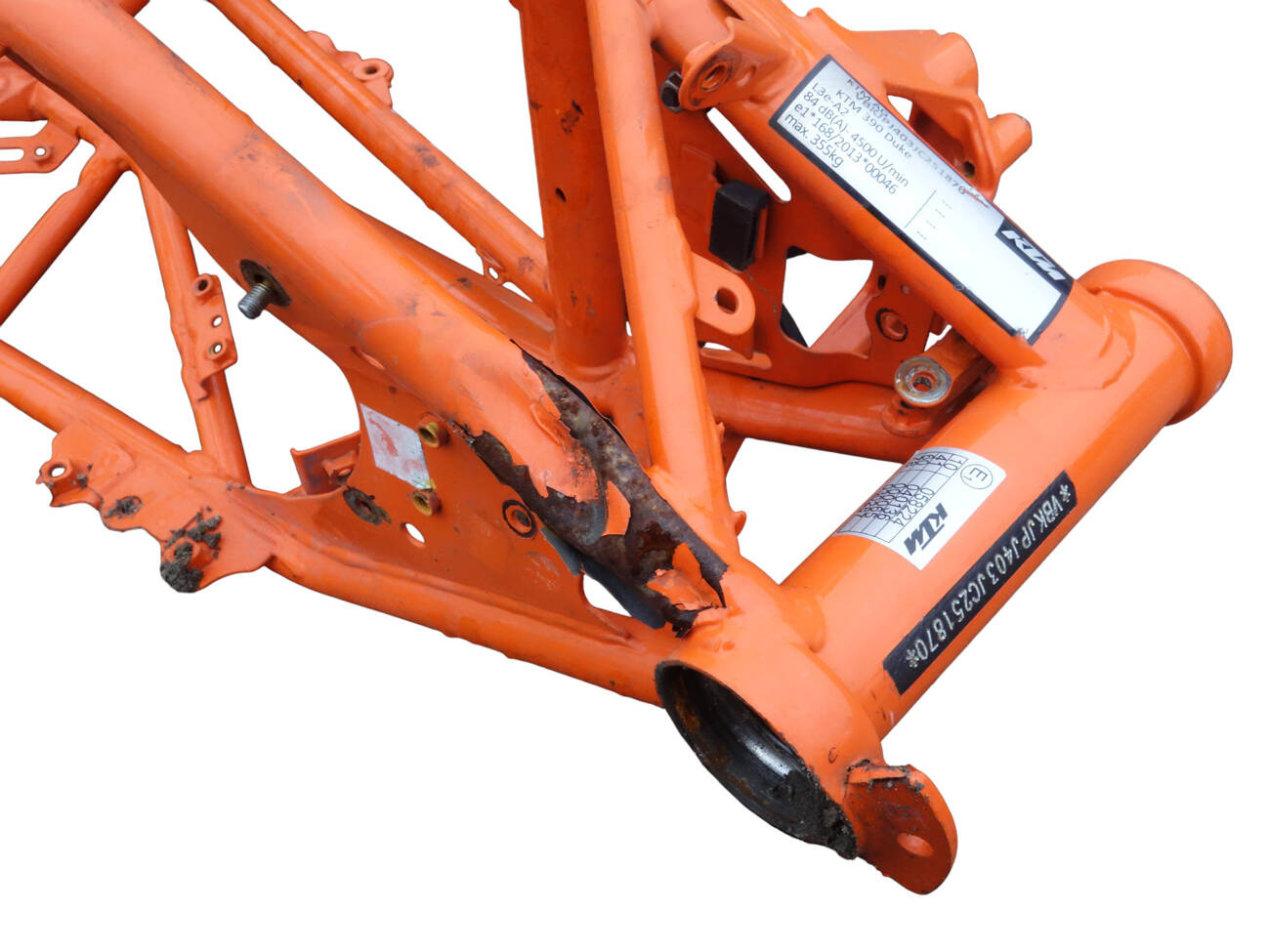 Ktm Duke 390 2018r Rama z Dokumentami | Sklep z częściami