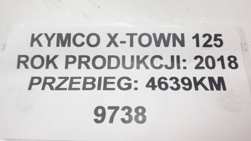 kimihiko Silnik Gwarancja 30 Dni Kymco X-Town 125 2018R | Sklep z