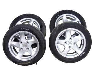 Microcar Aixam City Felgi aluminiowe z oponami komplet 14 cali